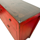 SIDEBOARD LIANGSHAN 4DW4DR RED CH-89