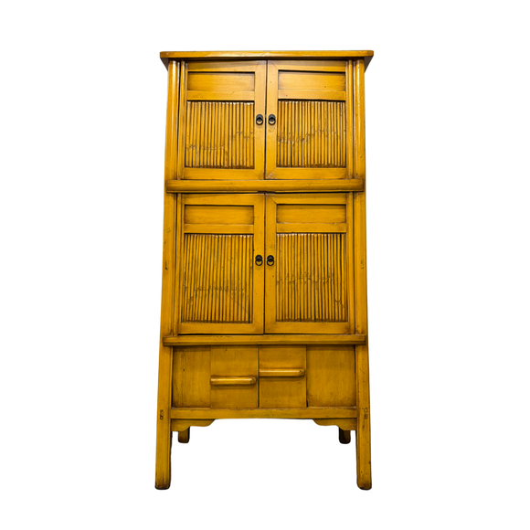 KITCHEN CABINET RIBBED YELLOW CH-15