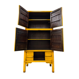 KITCHEN CABINET RIBBED YELLOW CH-15