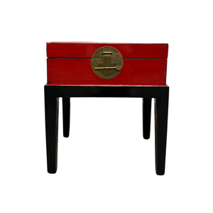 SIDE TABLE BS CHEST RED