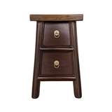 STOOL LIANG 2DW DARK WOOD MQZ-204