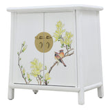 A SHAPE CABINET FLEUR H60CM WHITE WASH MQZ-20