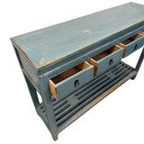 <CLEARANCE> CONSOLE TABLE 4DW SKY BLUE CH-80