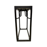 CONSOLE TABLE SHORT BLACK BASE CH-48