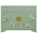 SIDEBOARD FLEUR 3DW2DR MINT WASH MQZ-43