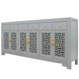 SIDEBOARD MING 6DW6DR GREY WASH MQZ-52