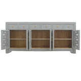 SIDEBOARD MING 6DW6DR GREY WASH MQZ-52