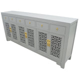 SIDEBOARD MING 6DW6DR GREY WASH MQZ-52