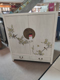 SHOE CABINET FLEUR 2DW2DR WHITE WASH MQZ-36